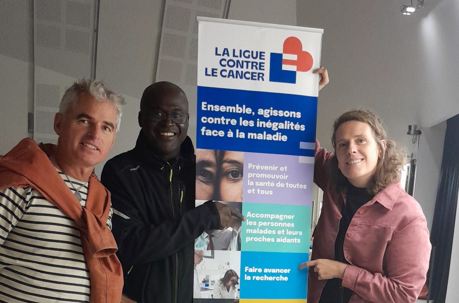 Soirée Ligue contre le cancer, David Lancry, Clémence Le Gal, Gérard Mendy - Wood4good