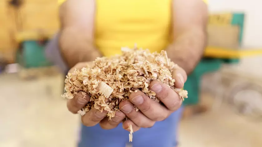 handful-dry-technological-wood-chips-selective-focus-sawdust